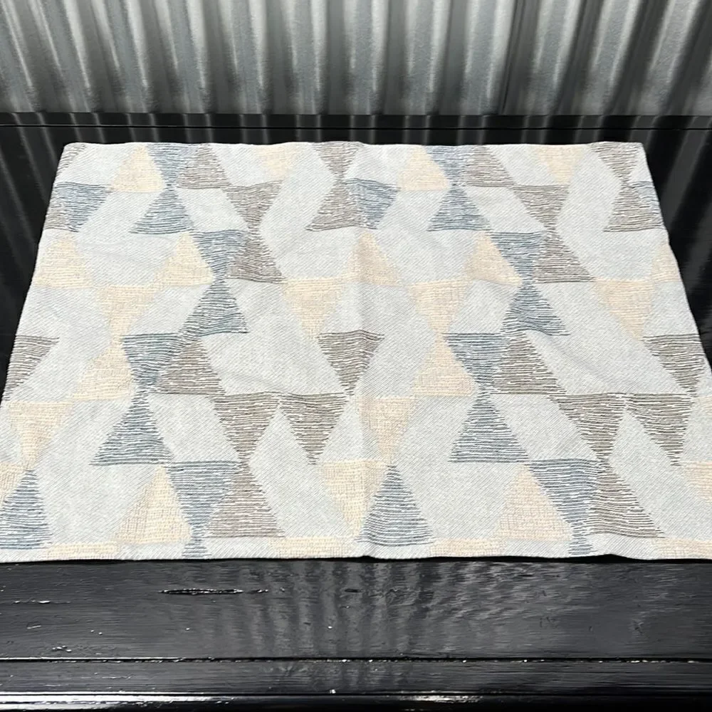 West Elm Stripe Shape Woven Sham